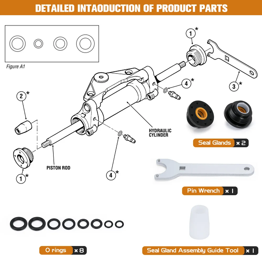 baystar hydraulic steering parts diagram