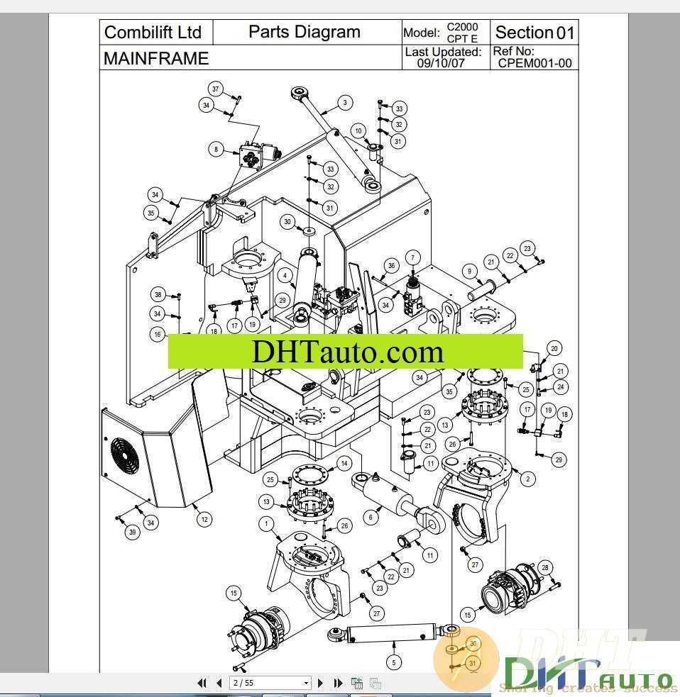 combilift parts diagram