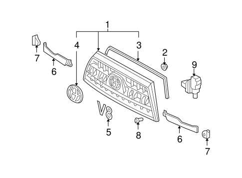 2007 toyota 4runner parts diagram