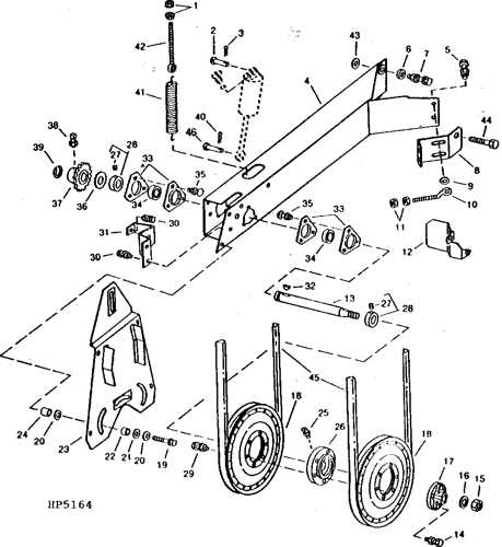 john deere 9600 parts diagram