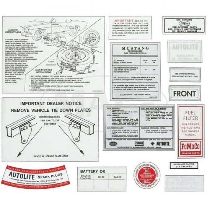 1966 mustang parts diagram