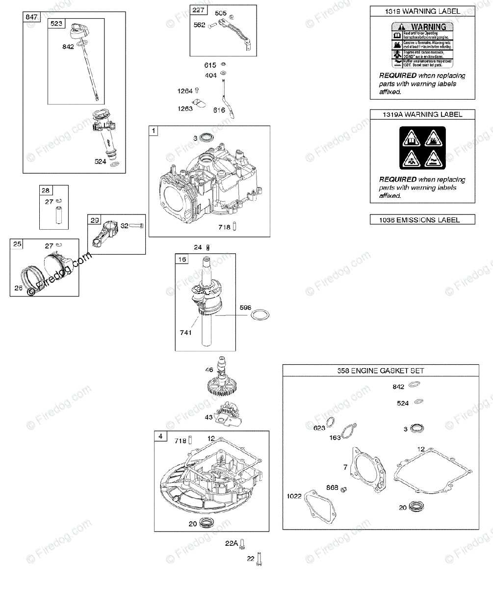 b&s parts diagram