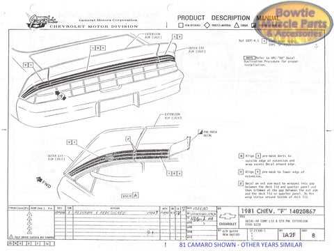 69 camaro door parts diagram