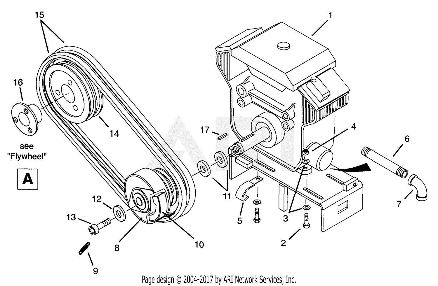 bandit chipper parts diagram