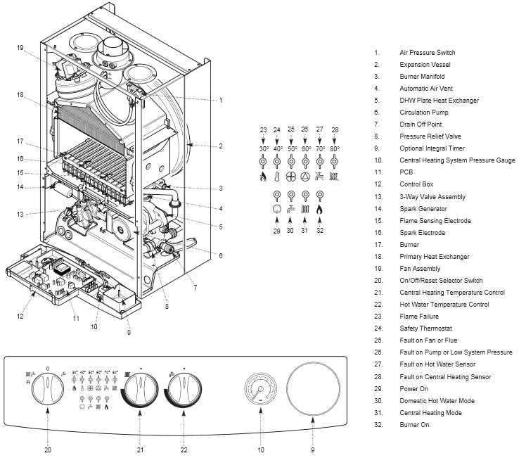 baxi boiler parts diagram