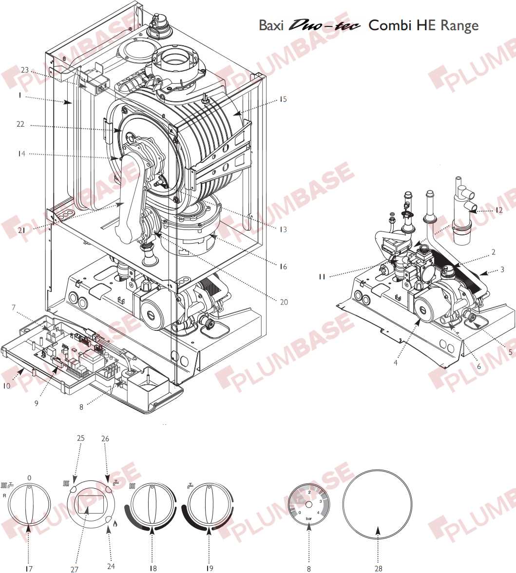 baxi boiler parts diagram