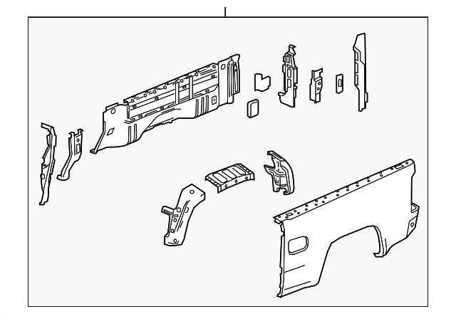 truck bed parts diagram