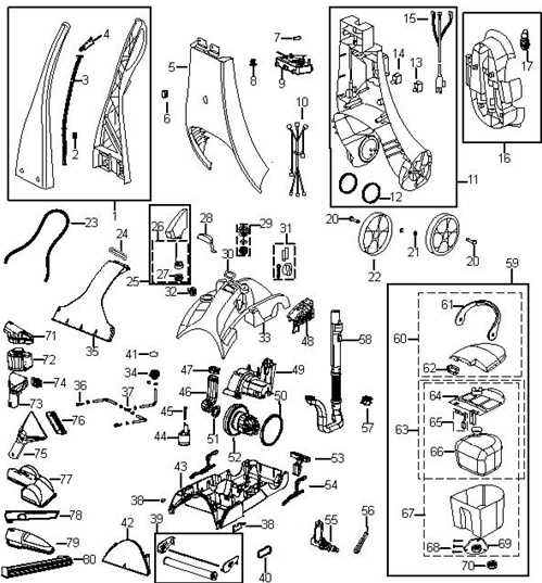 bissell 1548 parts diagram