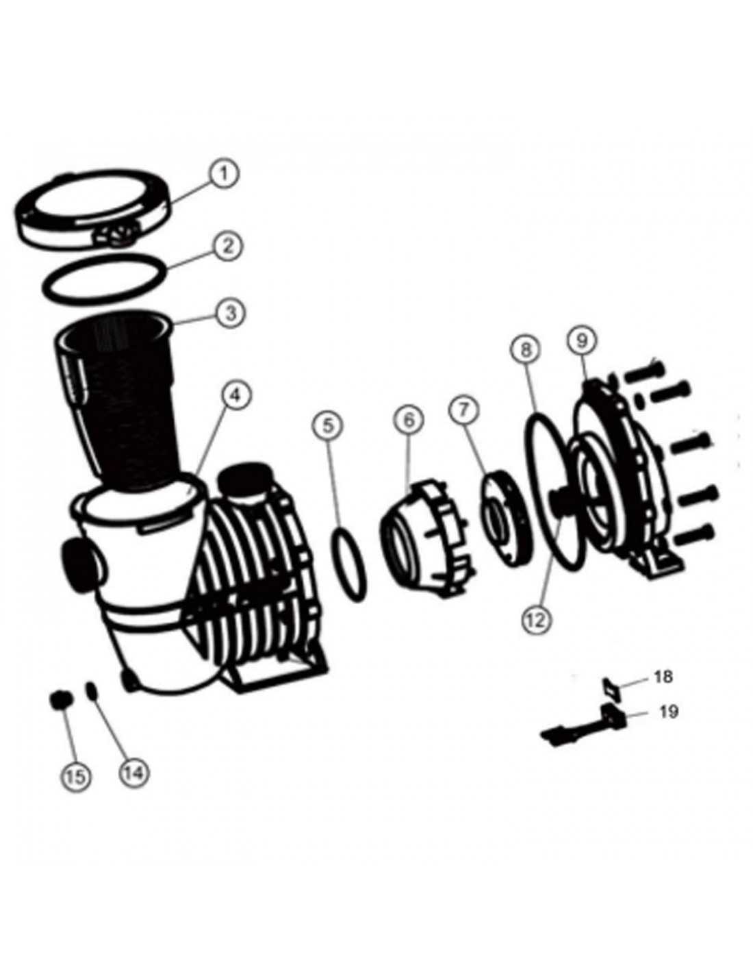 swimming pool parts diagram