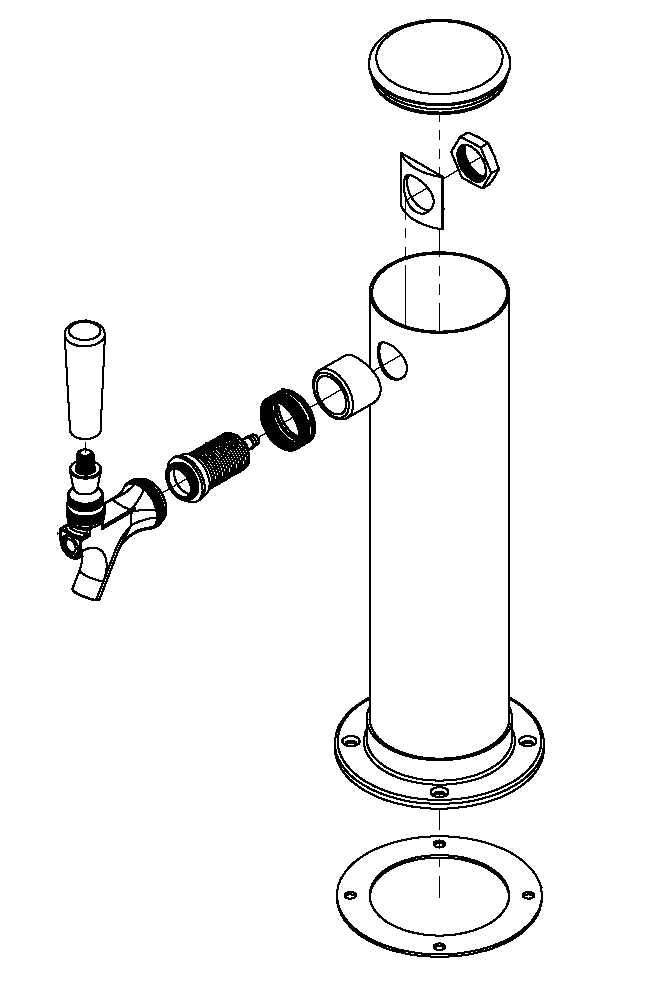 beer tap parts diagram