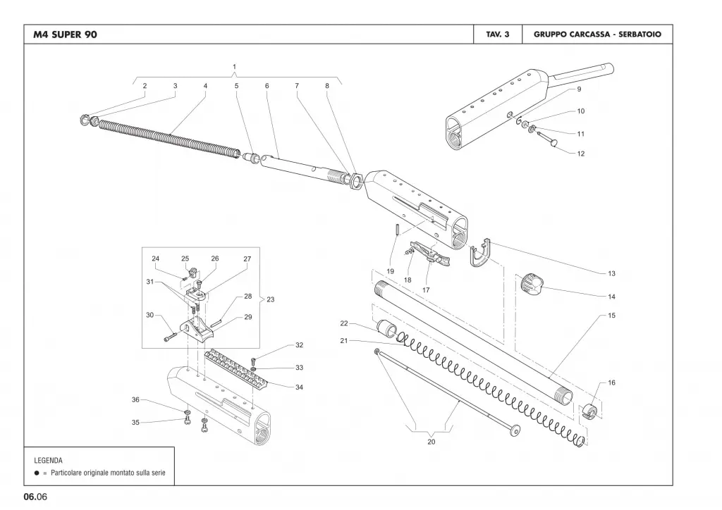 benelli parts diagram