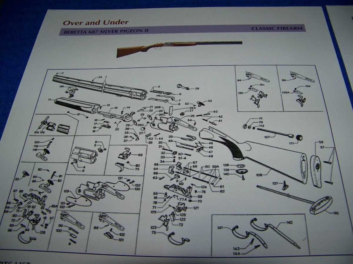 beretta 686 parts diagram