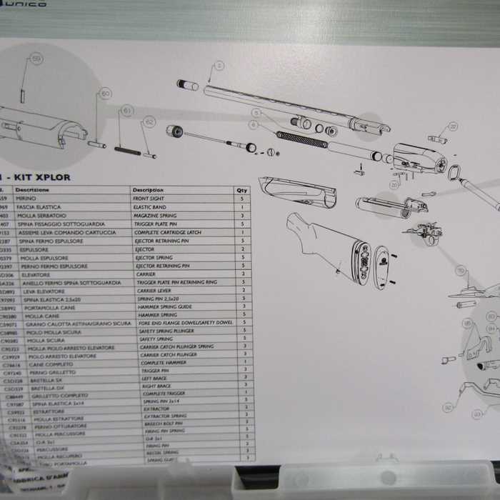 beretta 686 parts diagram