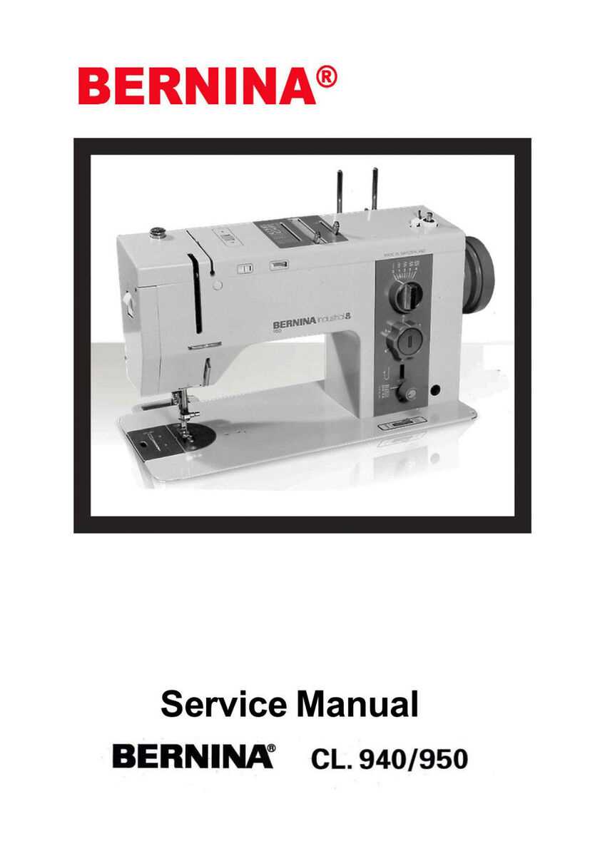 bernina 930 parts diagram