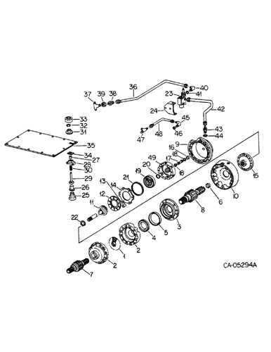 international 1086 pto parts diagram