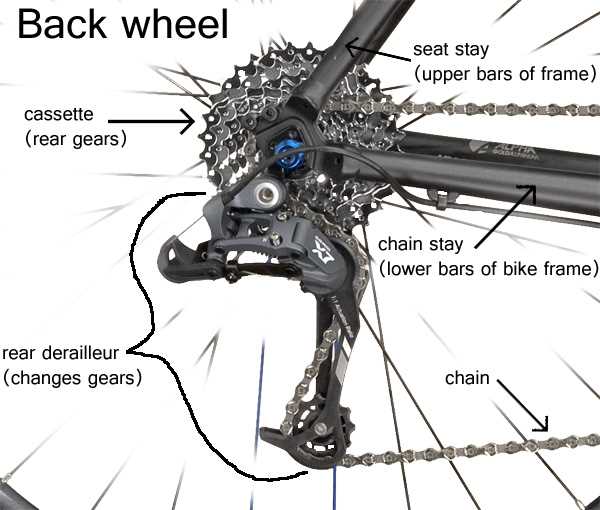 bicycle chain parts diagram