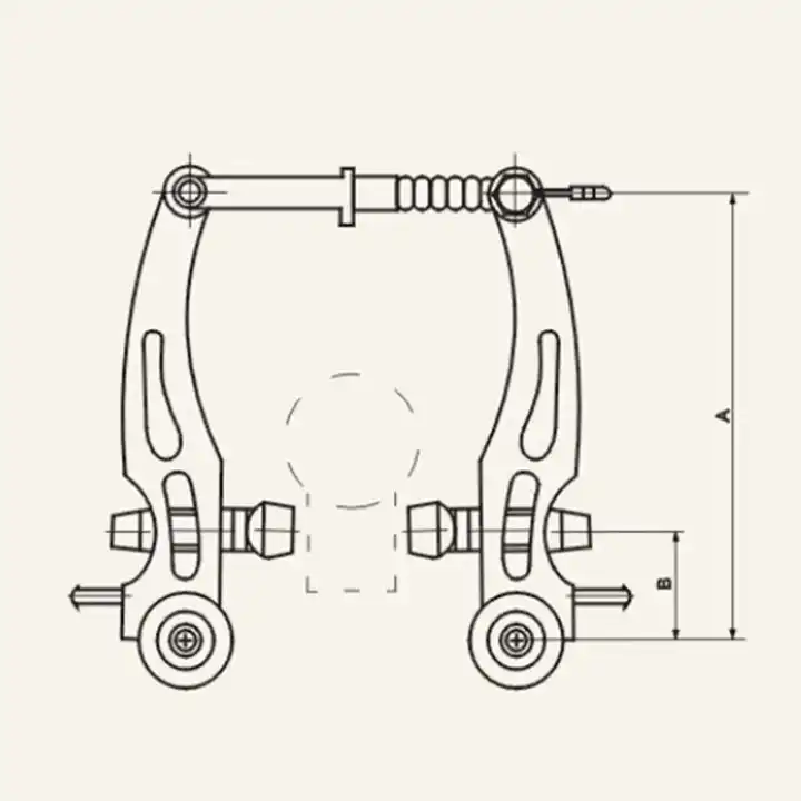 bicycle v brake parts diagram