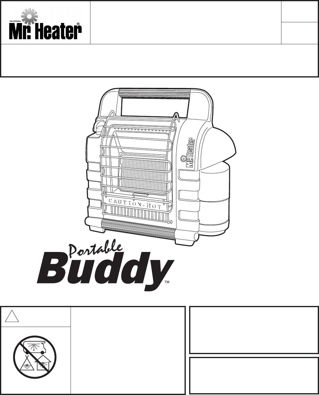 big buddy heater parts diagram