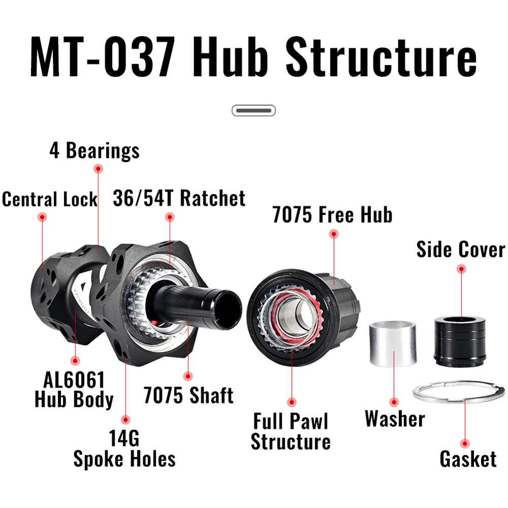 bike hub parts diagram