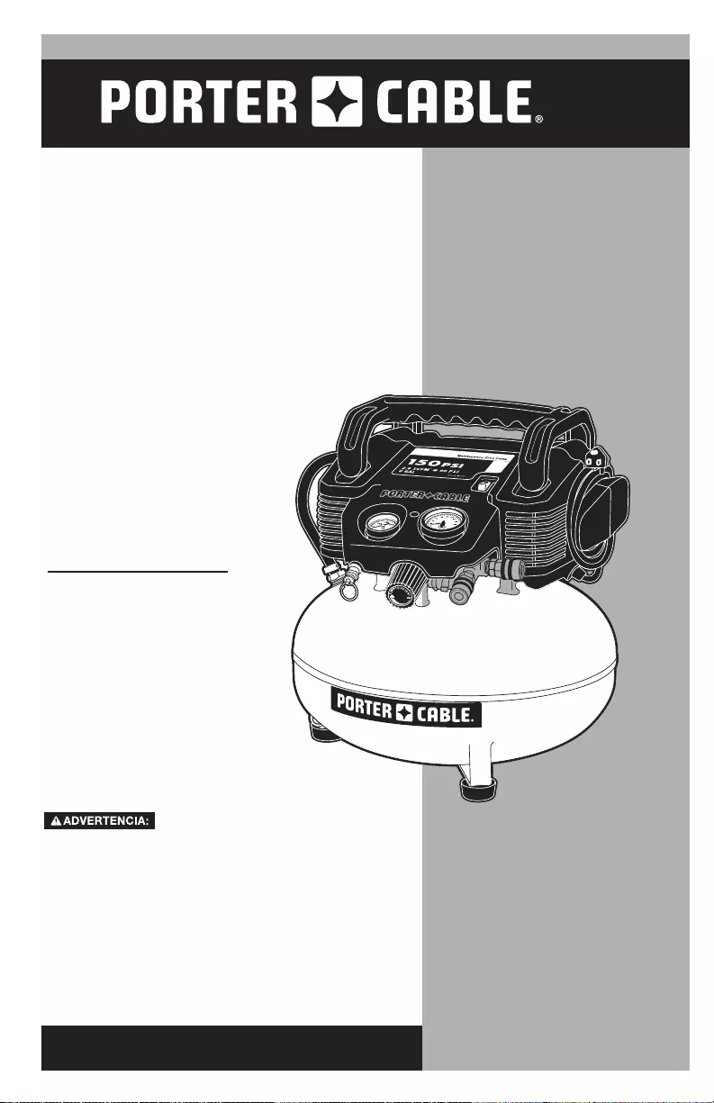 porter cable pancake compressor parts diagram