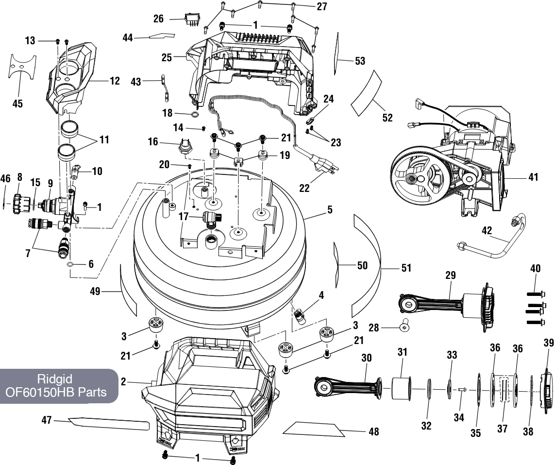 kobalt air compressor parts diagram