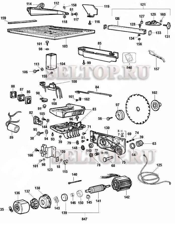 dewalt chainsaw parts diagram