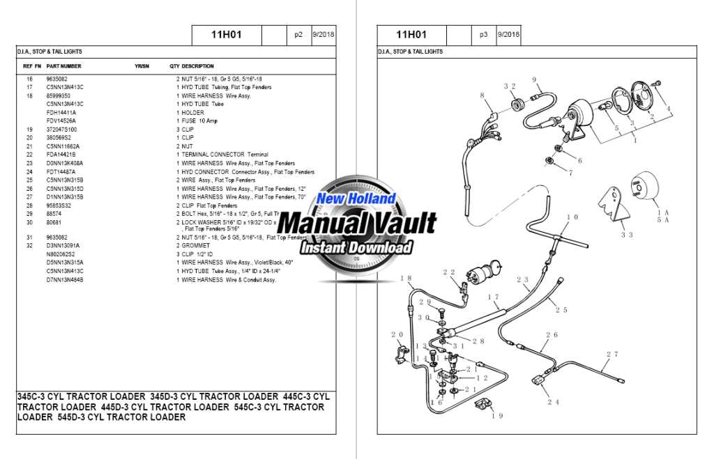 ford 7700 tractor parts diagram