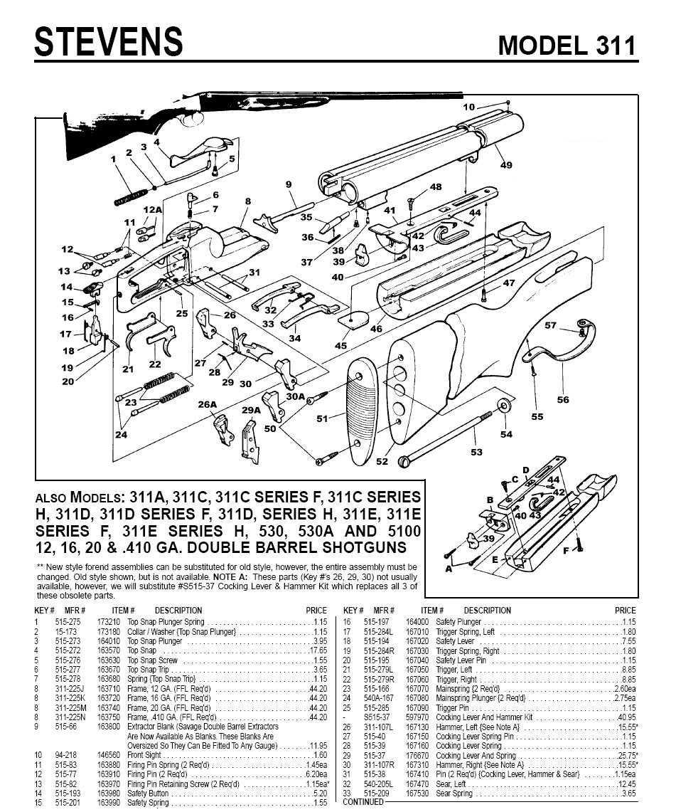 tristar shotgun parts diagram