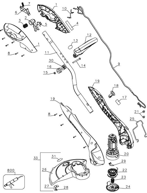 black and decker gh900 parts diagram