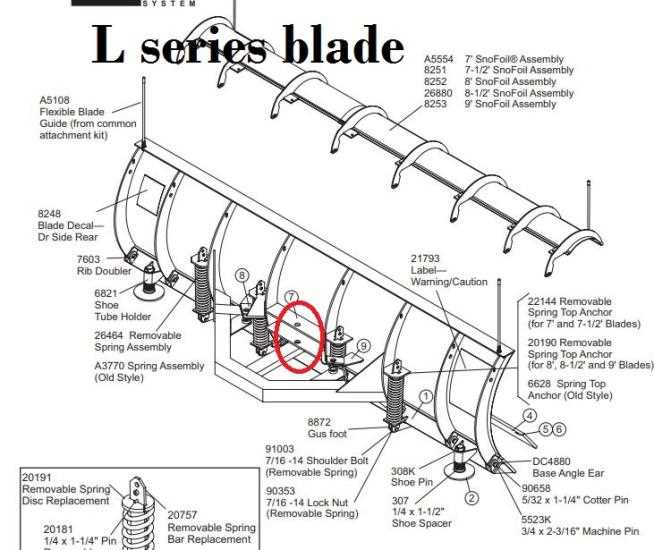 blizzard snow plow parts diagram