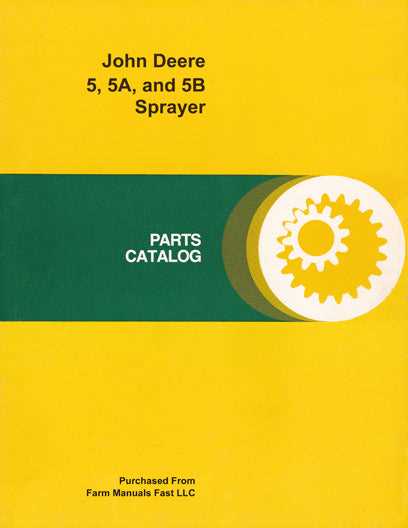 john deere sprayer parts diagram