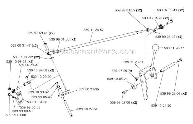 bluebird sod cutter parts diagram