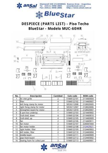 bluestar range parts diagram