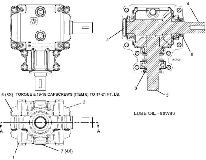 comer gearbox parts diagram