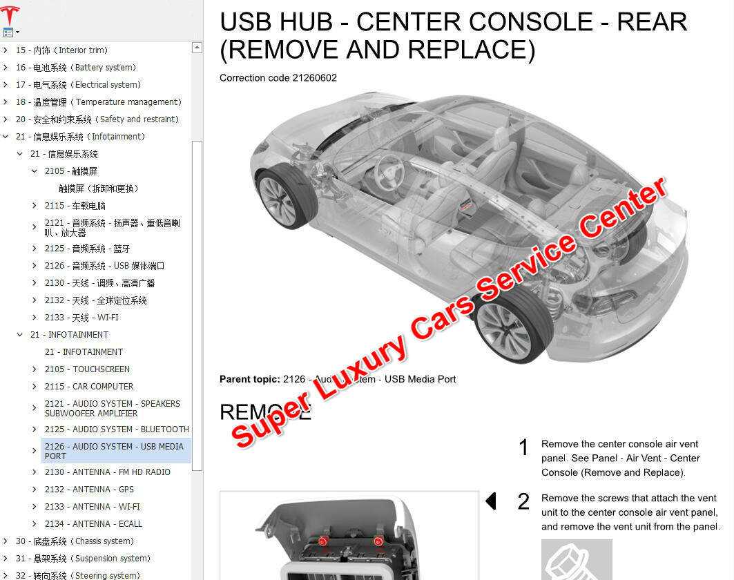 tesla model 3 parts diagram