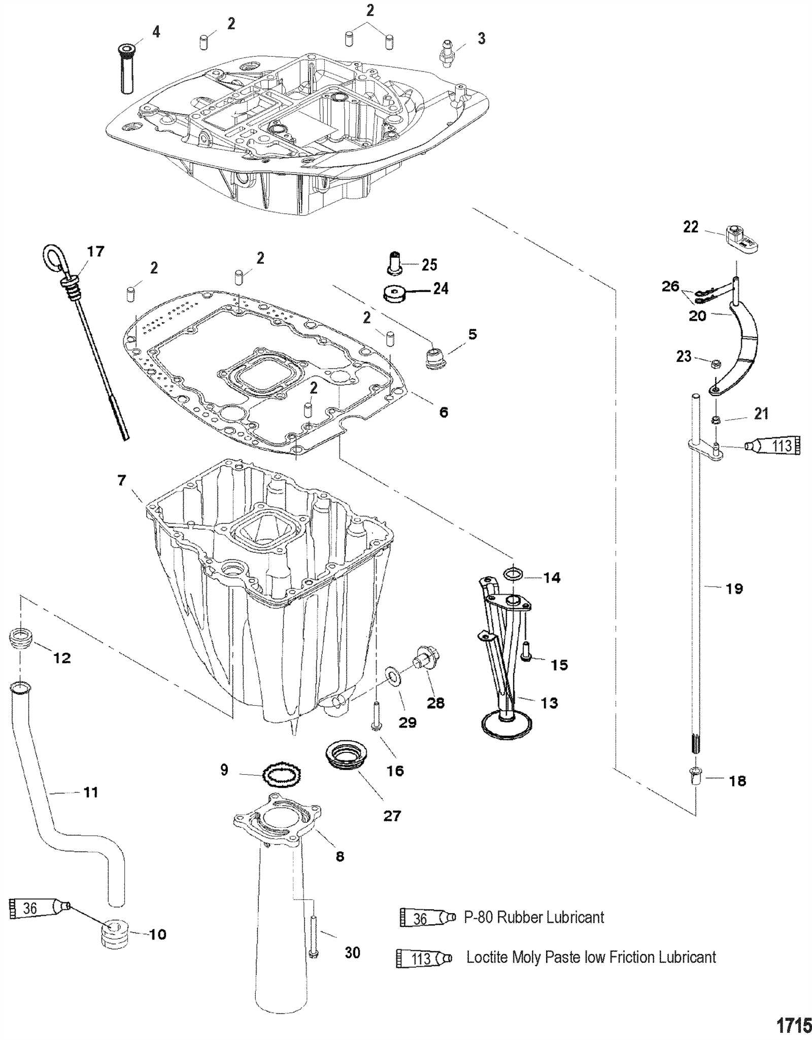 mercury 115 4 stroke parts diagram