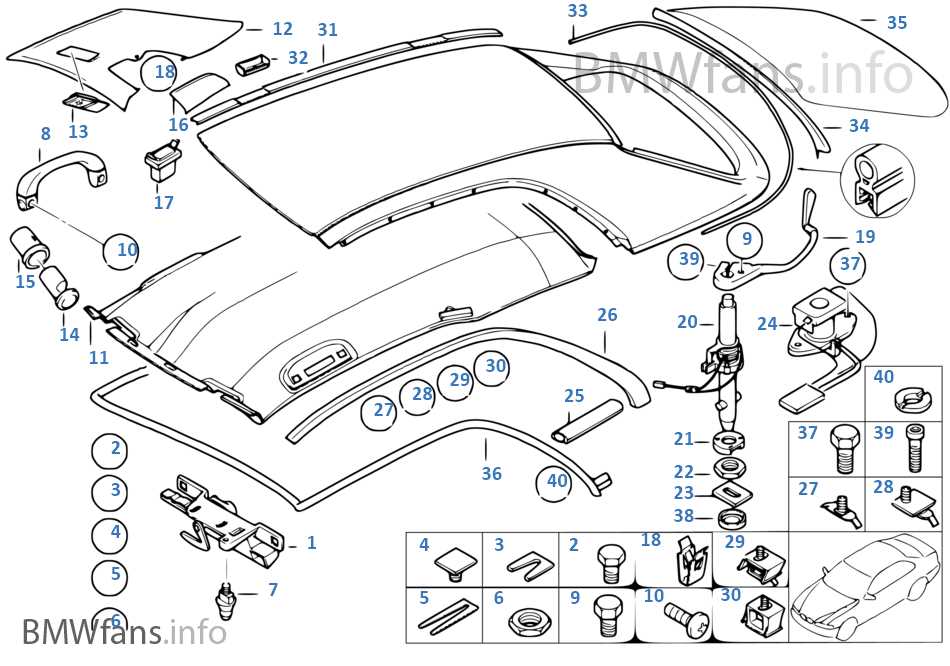 bmw e46 interior parts diagram