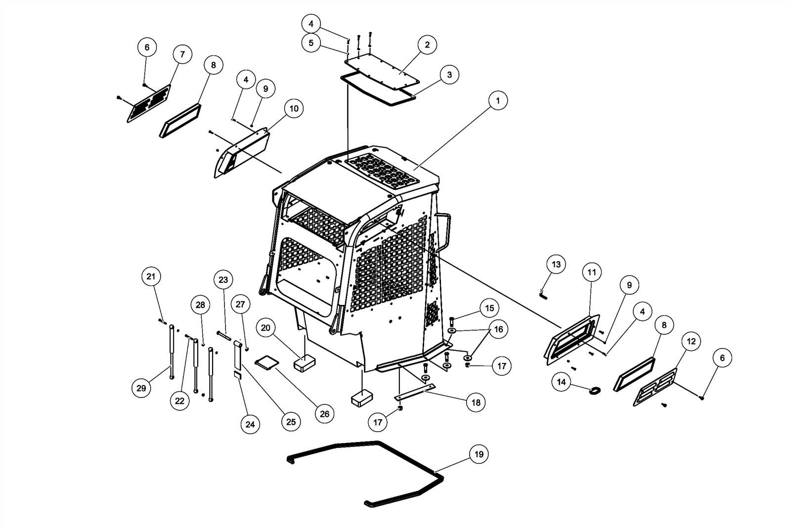 bobcat t450 parts diagram