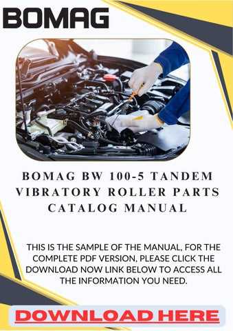 bomag bw55e parts diagram