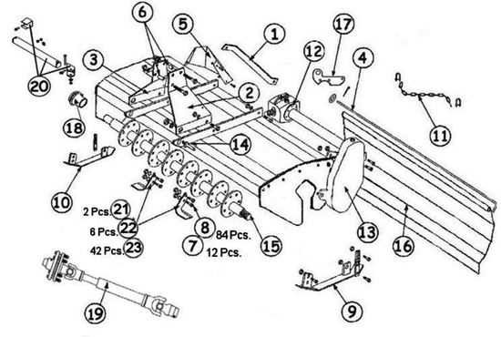 boom lift parts diagram