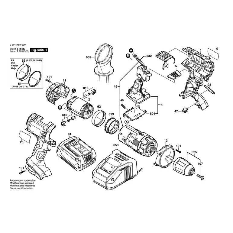 bosch drill parts diagram