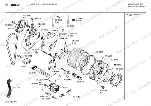 bosch dryer parts diagram