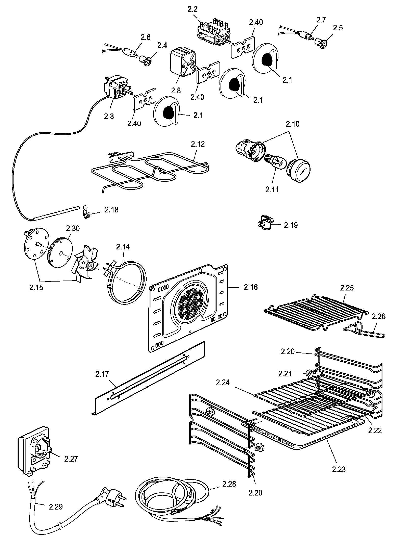 bosch nexxt 500 parts diagram