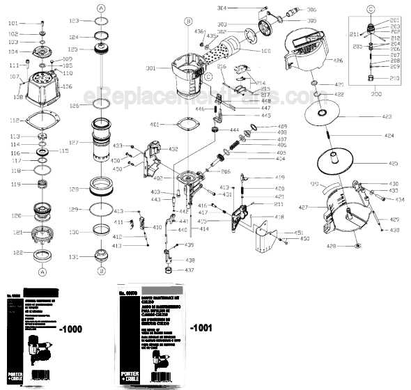 bostitch n66c parts diagram