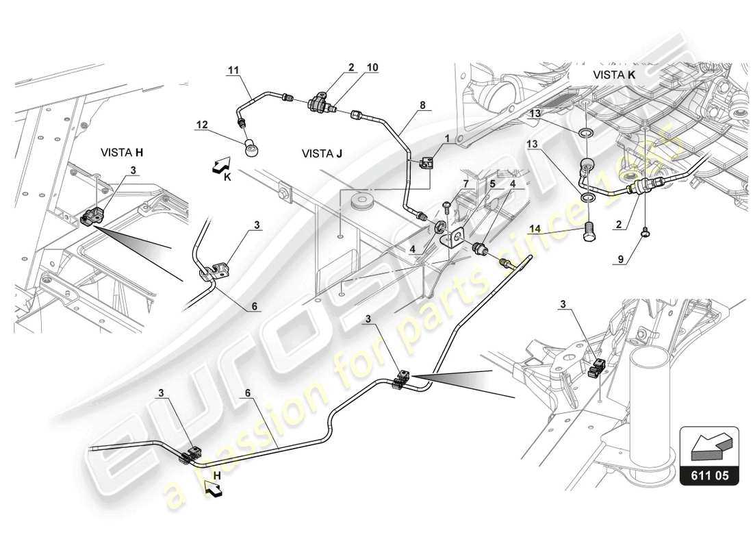 brake line parts diagram