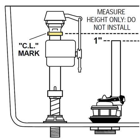 fill valve parts diagram