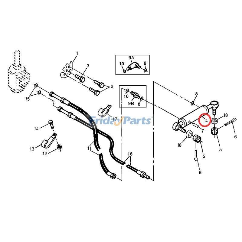 john deere 425 steering parts diagram