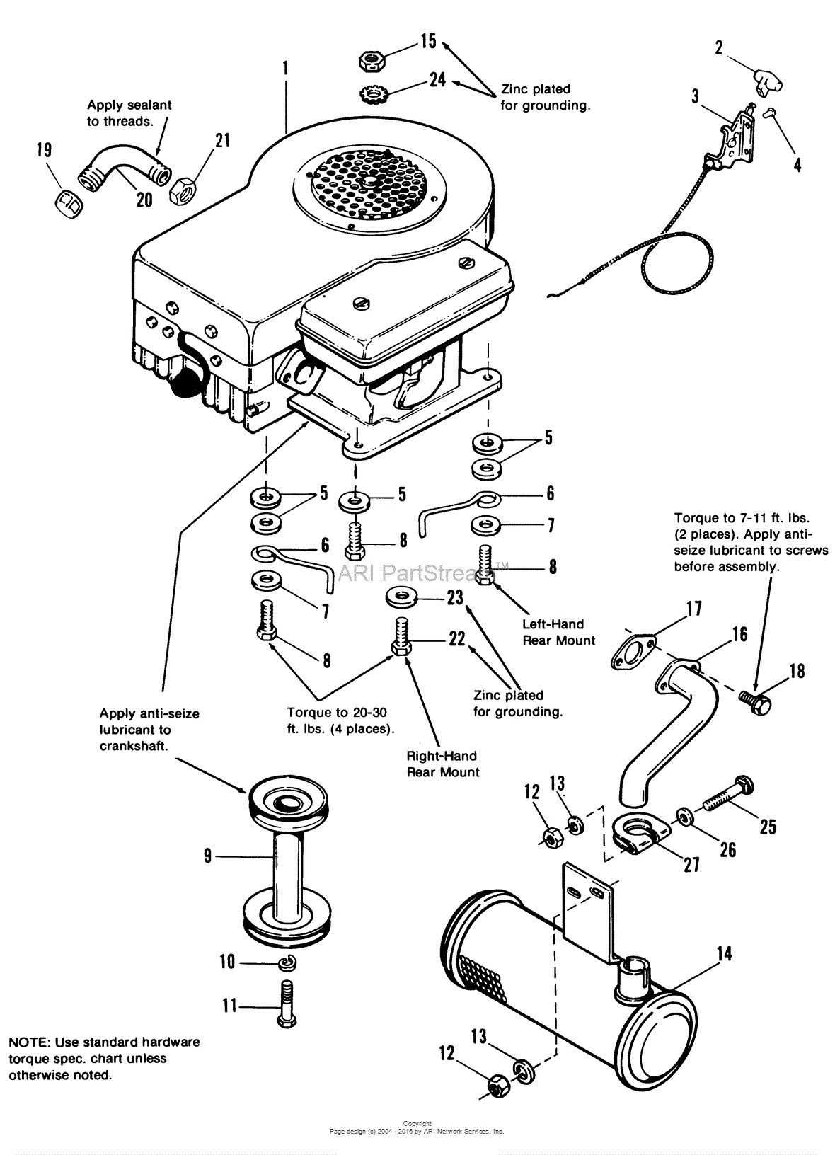 briggs and stratton 17.5 hp parts diagram