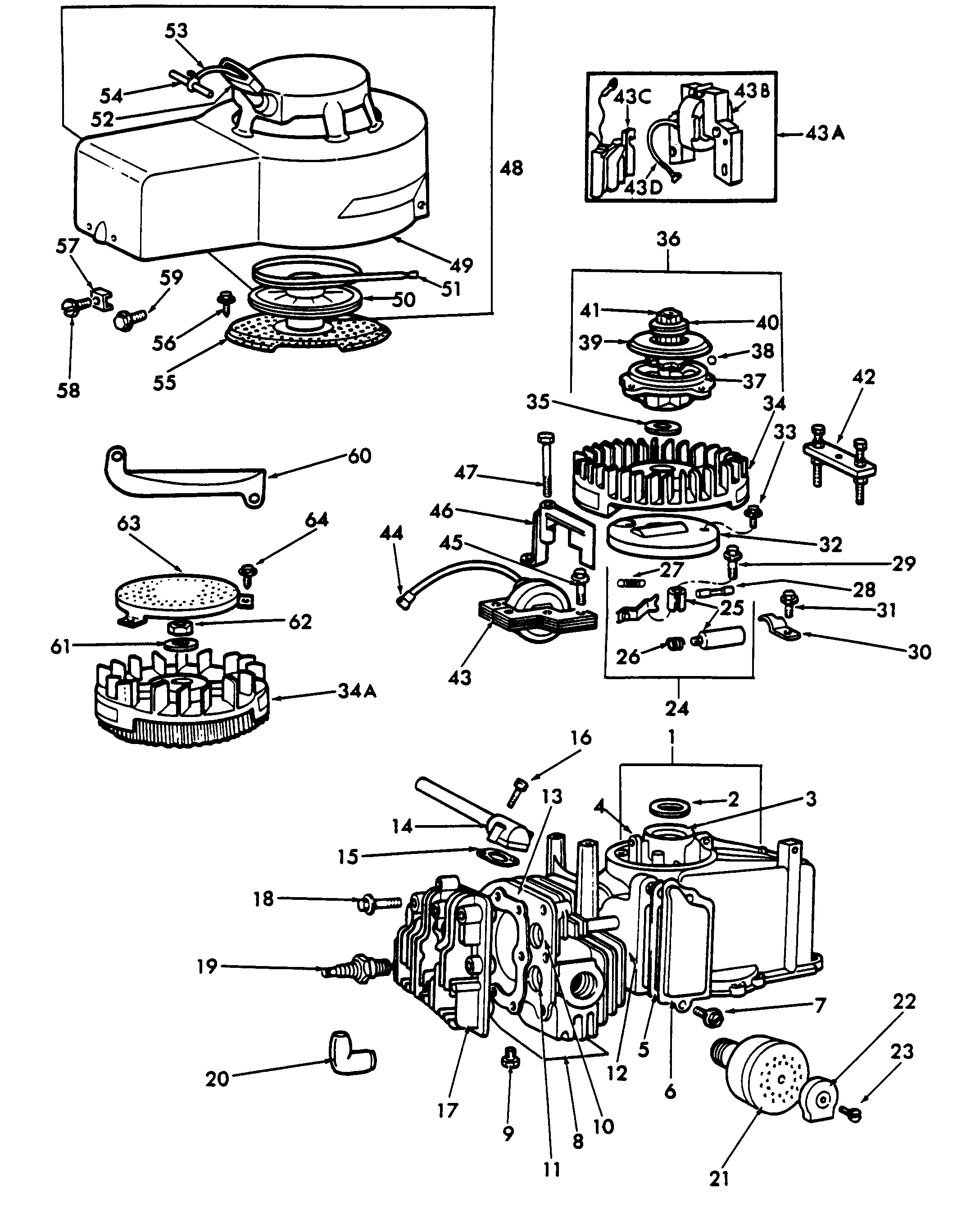 briggs and stratton 17.5 hp parts diagram