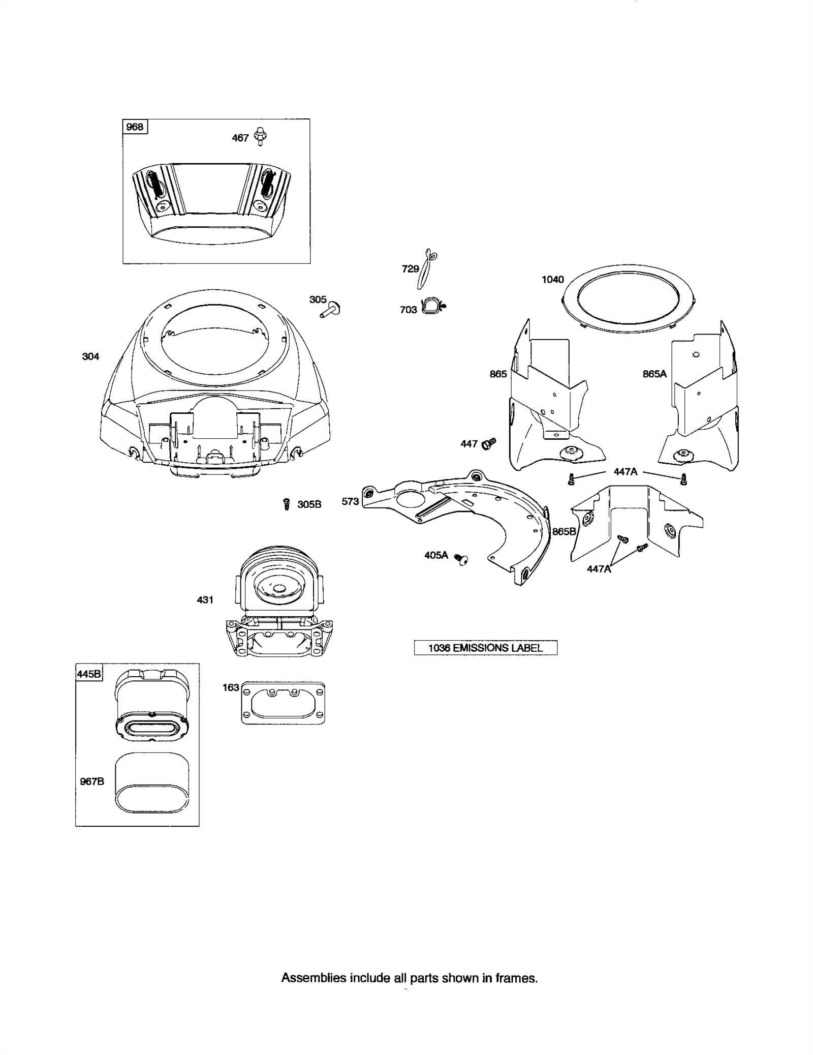 briggs and stratton 20 hp intek parts diagram